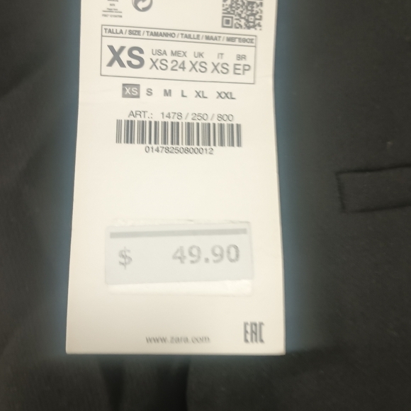 Zara Women's Black Pants - Picture 3 of 4